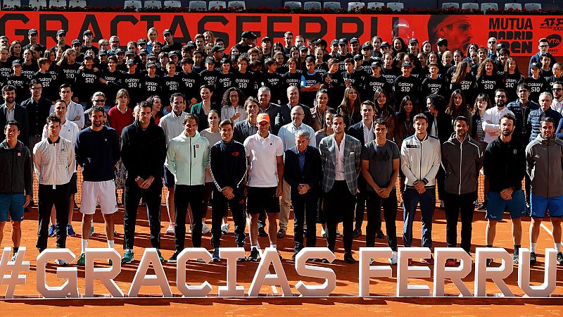 Madrid se prepara para decir "hasta siempre" a David Ferrer, el hombre de hierro del tenis