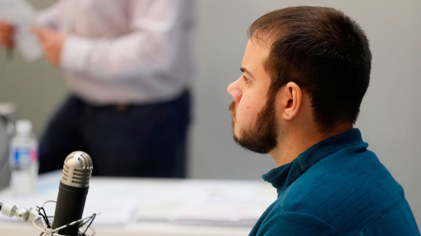 Pablo Hasel en la Audiencia Nacional en una imagen de archivo del 01/02/2018