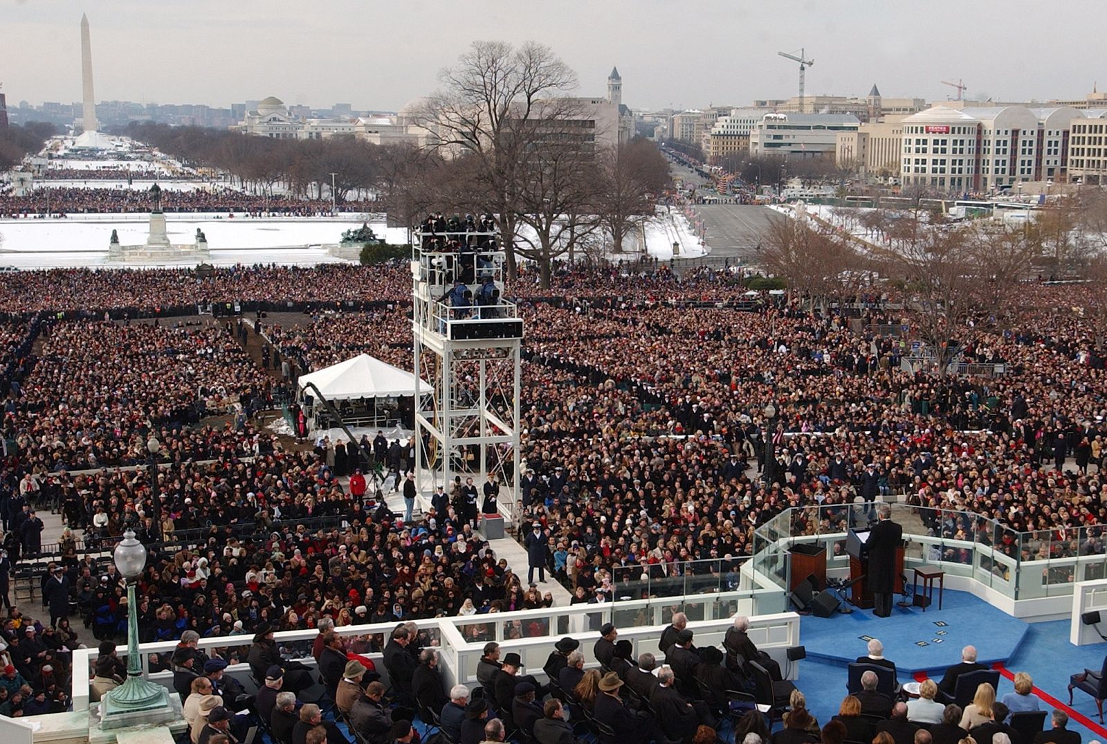 Ceremonia de juramento de Bush como presidente en 2005