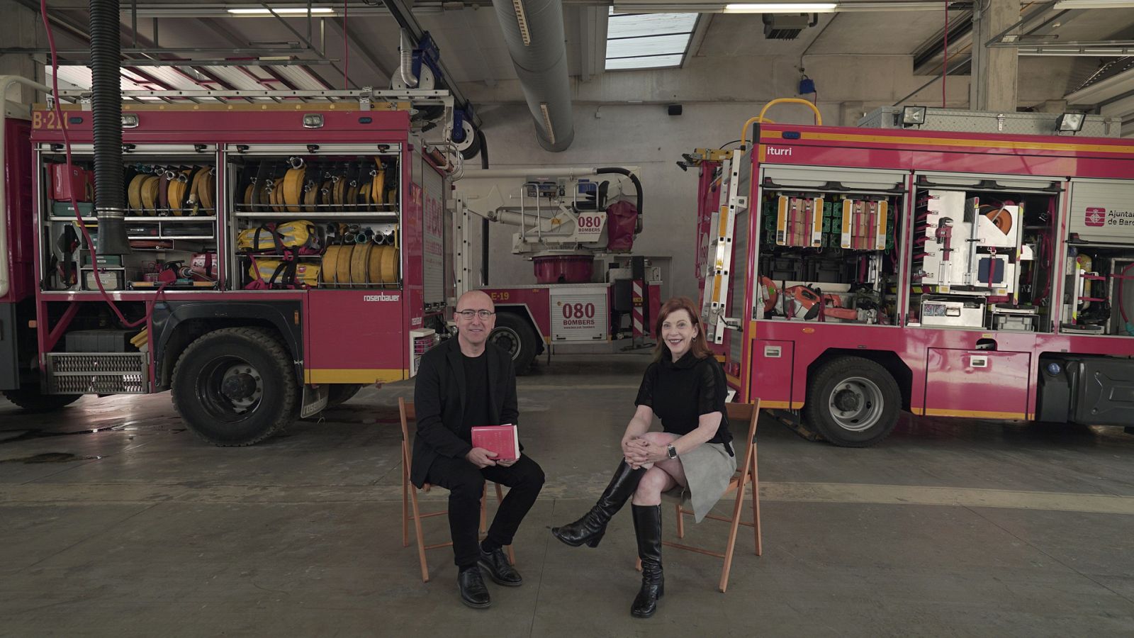 Susan Orlean y Óscar López