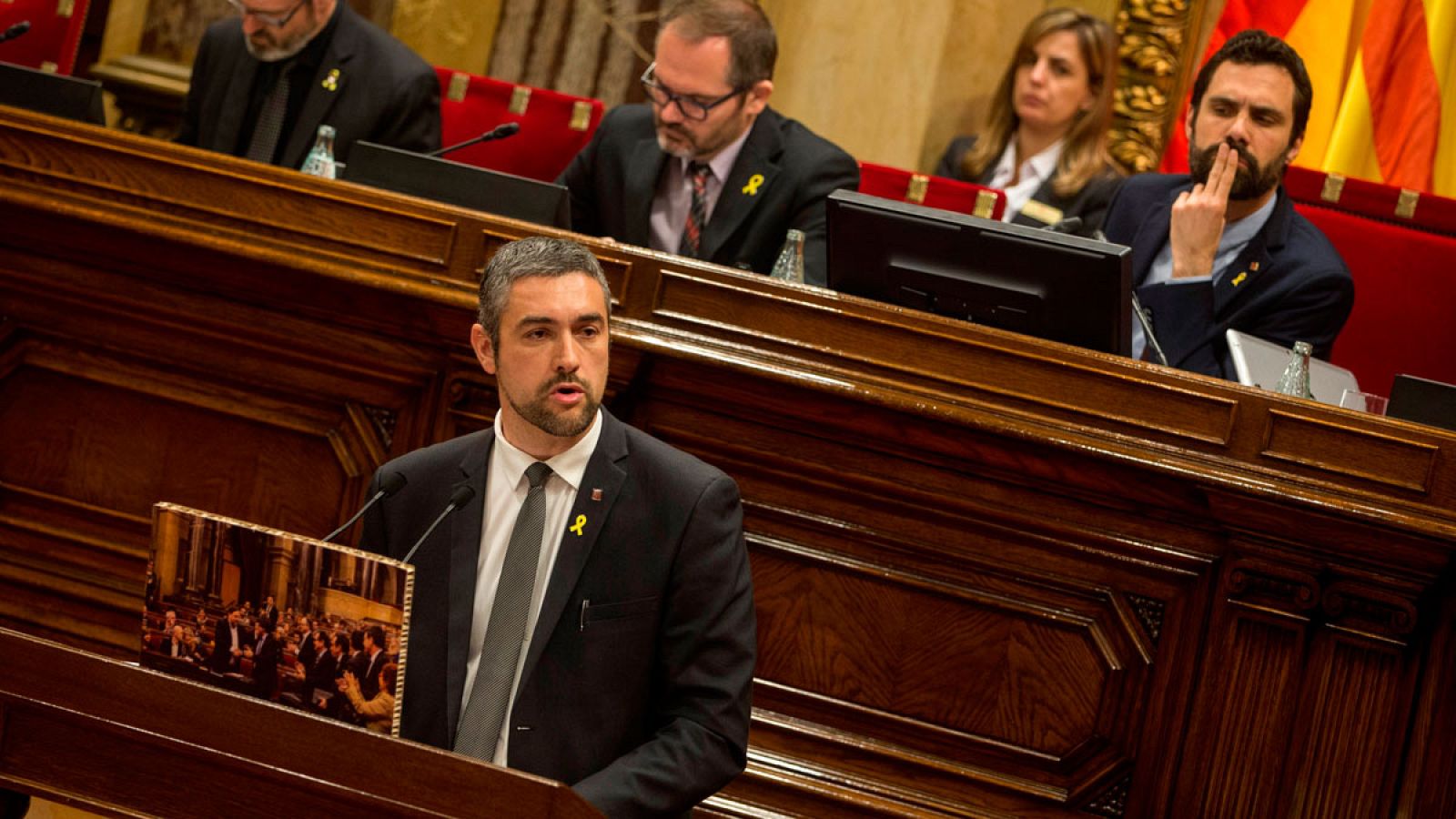 Bernat Soler, alcalde de Agramunt (Lleida) y diputado autonómico de ERC, en una imagen de archivo