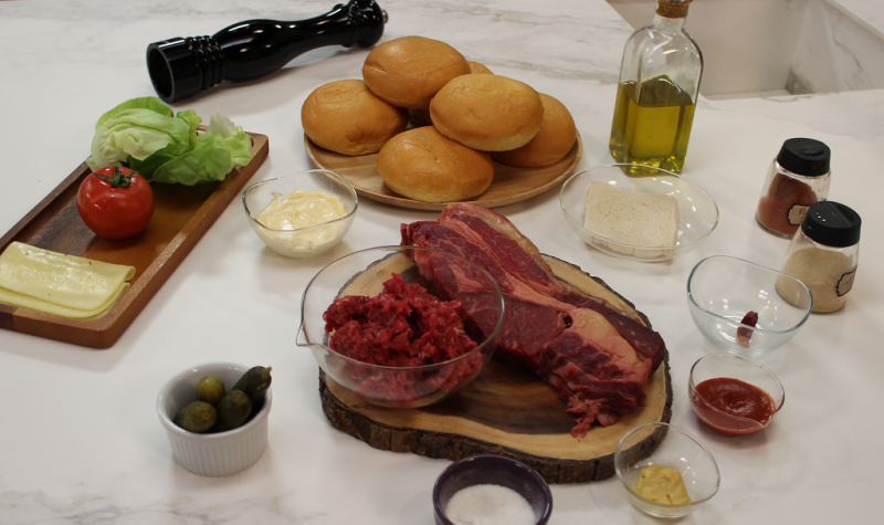 Receta de "hambuguesa de ternera" de Dani Garca