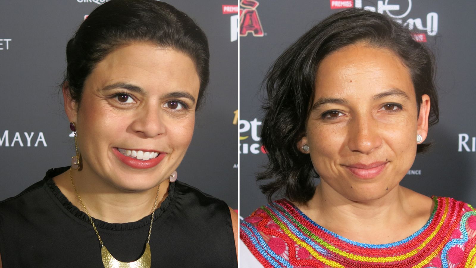 La productora Gabriela Rodríguez y la directora Cristina Piñeiro en los Premios Platino
