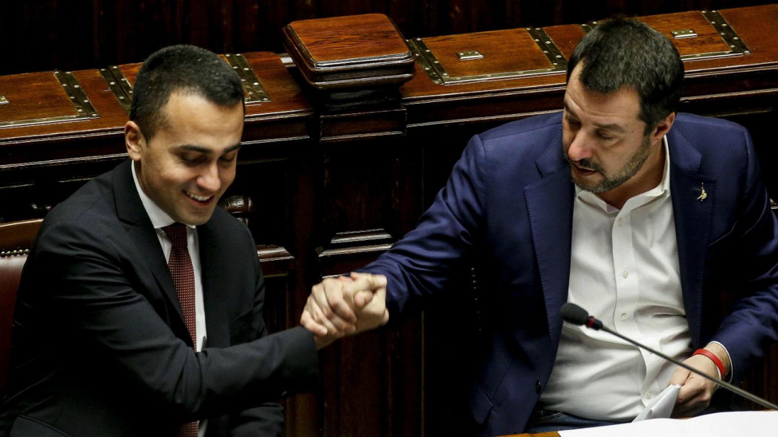 Luigi Di Maio y Matteo Salvini