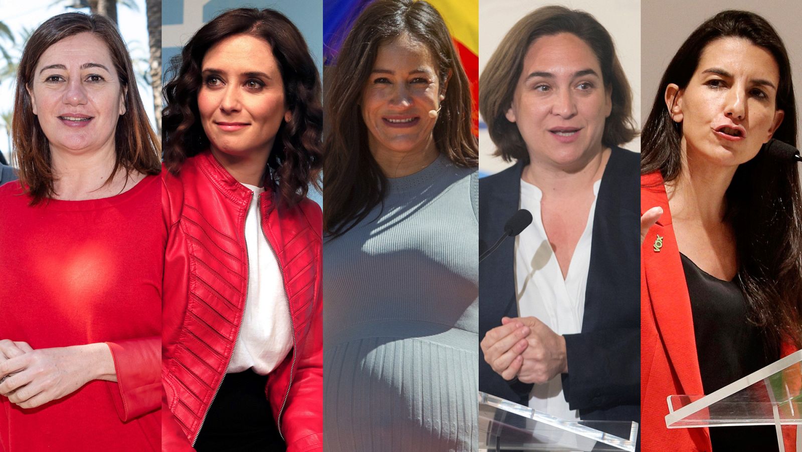 Candidatas de los principales partidos a las autonómicas y municipales del 26M