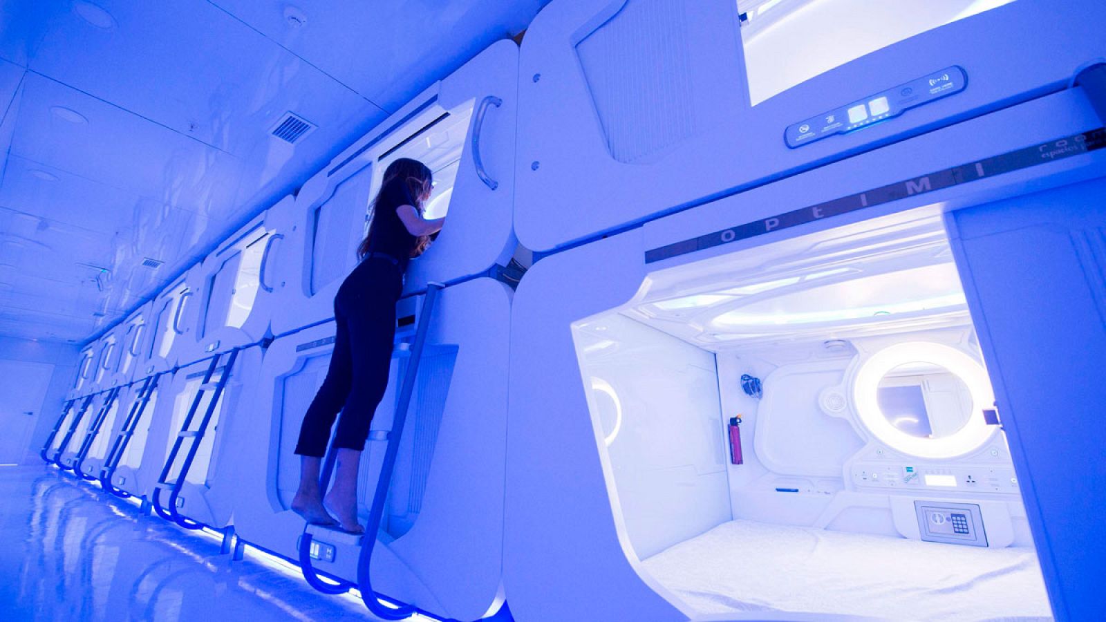 Un hotel cápsula en Bilbao