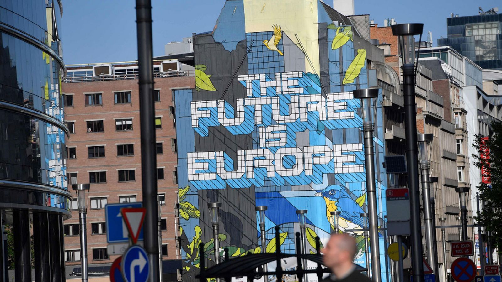 Un mural en Bruselas