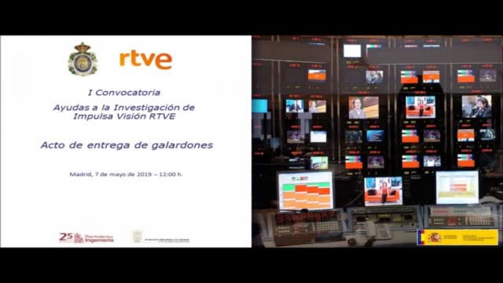 RTVE entrega los diplomas de la I Convocatoria de Impulsa Visi�n Ayudas a la Investigaci�n