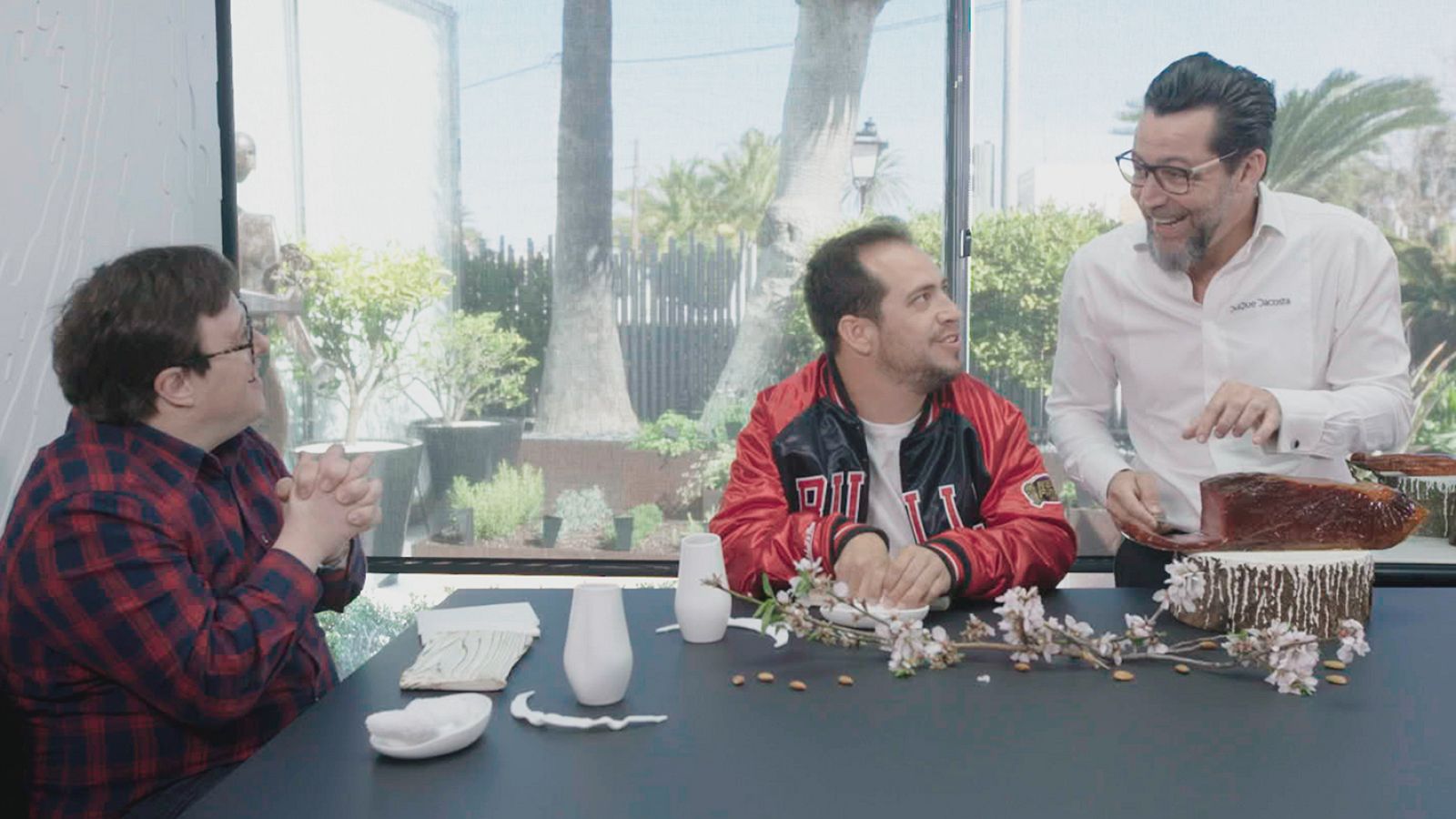 'Langui' y Pablo Pineda en Valencia