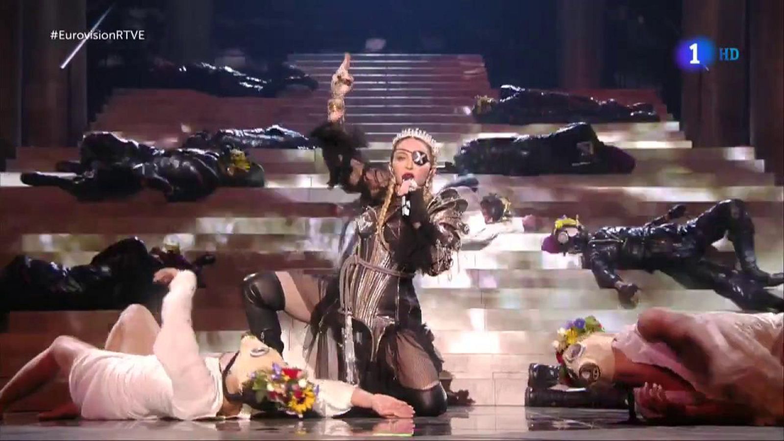 Así ha actuado Madonna en el Festival de Eurovisión 2019