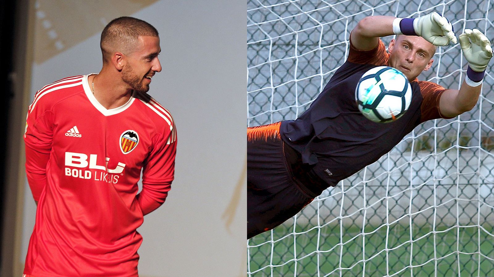 Domenech y Cillessen, porteros del Valencia y el Barça respectivamente