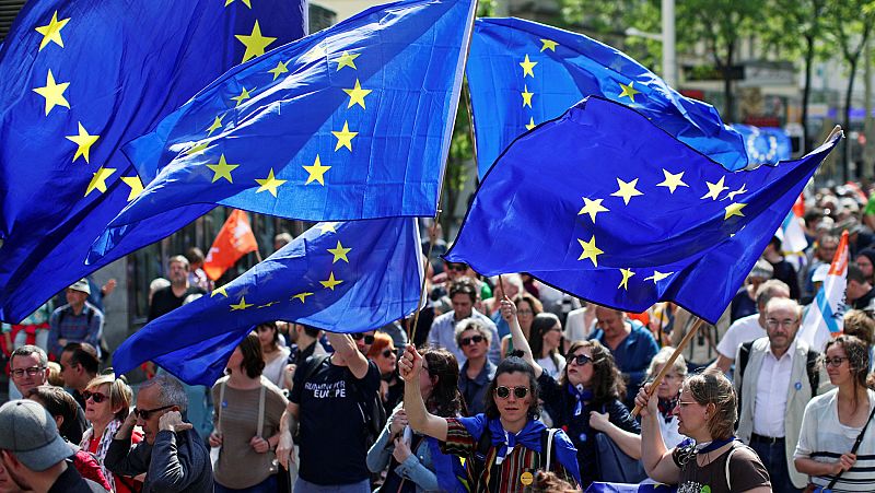 Los candidatos a las elecciones europeas celebran el �ltimo debate en RTVE