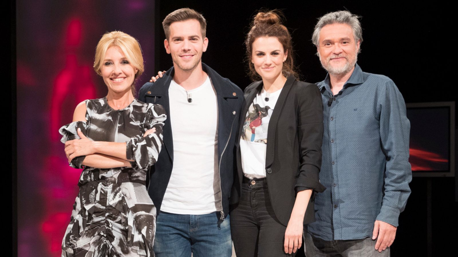 Cayetana Guillén Cuervo con Luis Oliveros, Marc Clotet y Melina Matthews