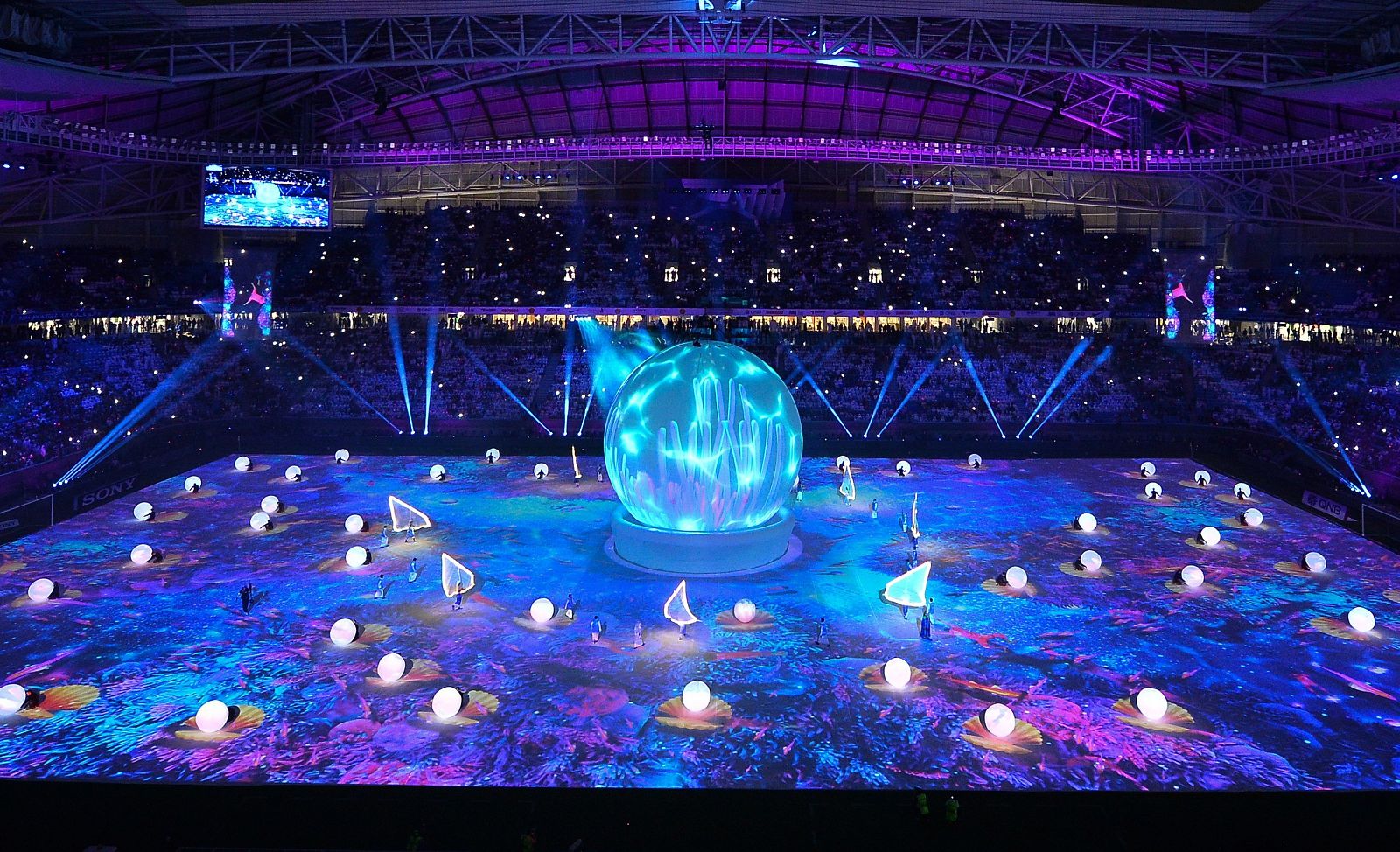 Inauguración del estadio Al Wakrah para de Copa Mundial de al FIFA 2022 en Doha
