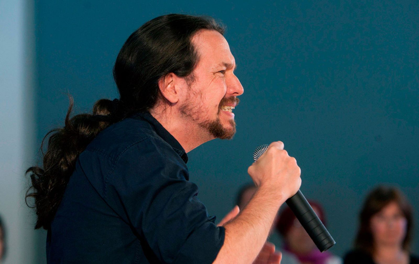 El secretario General de Podemos, Pablo Iglesias