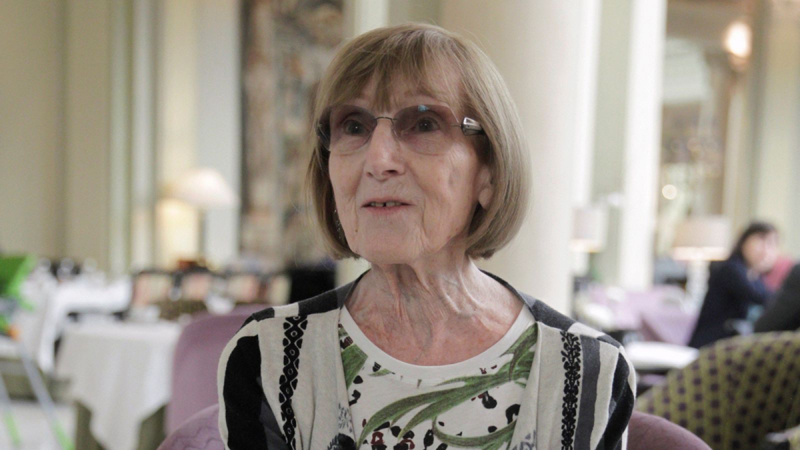 Charlotte de Grünberg, de 86 años, a su paso por Madrid