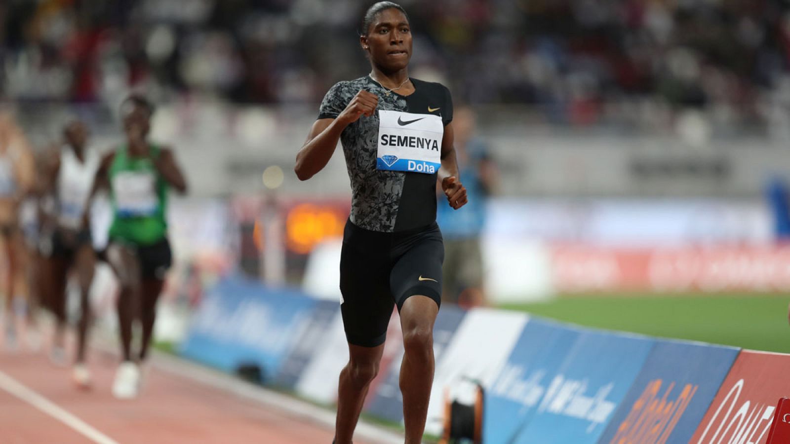 Semenya, en la carrera del 3 de mayo en Doha