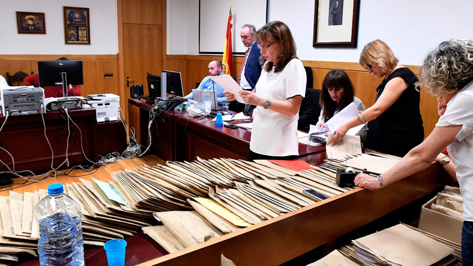 Recuento oficial realizado por la Junta Electoral de las elecciones municipales de León