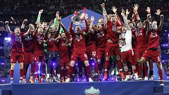 Salah y Origi llevan al Liverpool de Madrid al cielo