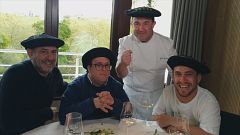 Langui y Pablo visitan a Martín Berasategui y comen con Karra Elejalde en Guipúzcoa, este viernes en 'Donde comen dos'