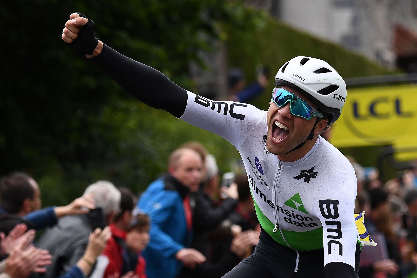 Boasson Hagen celebra la victoria