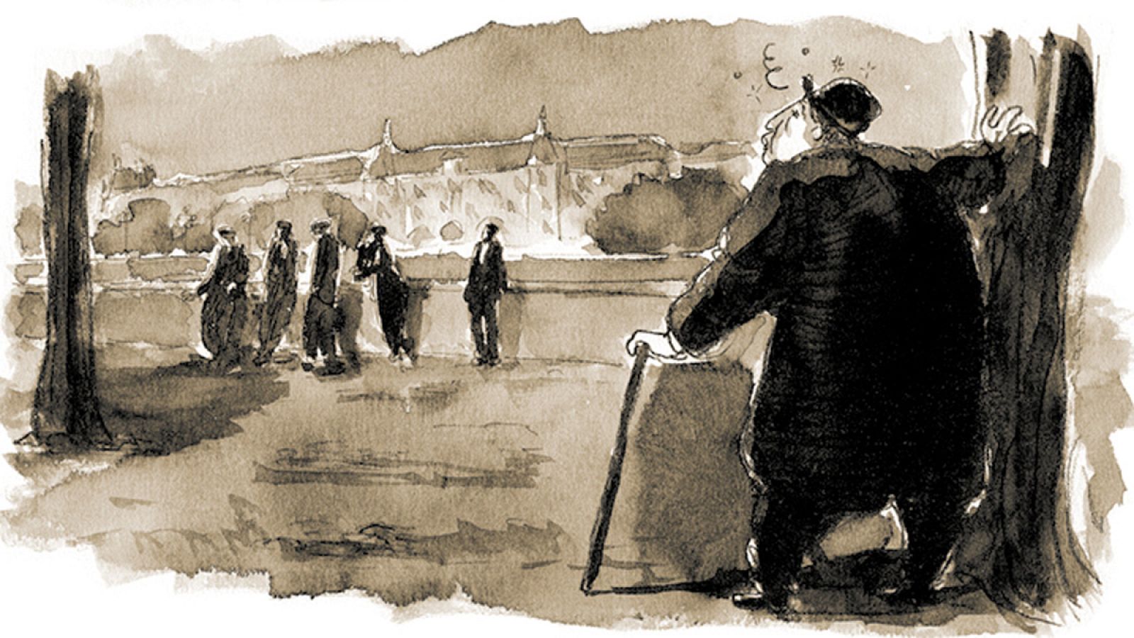 Viñeta de 'La divina comedia de Oscar Wilde'