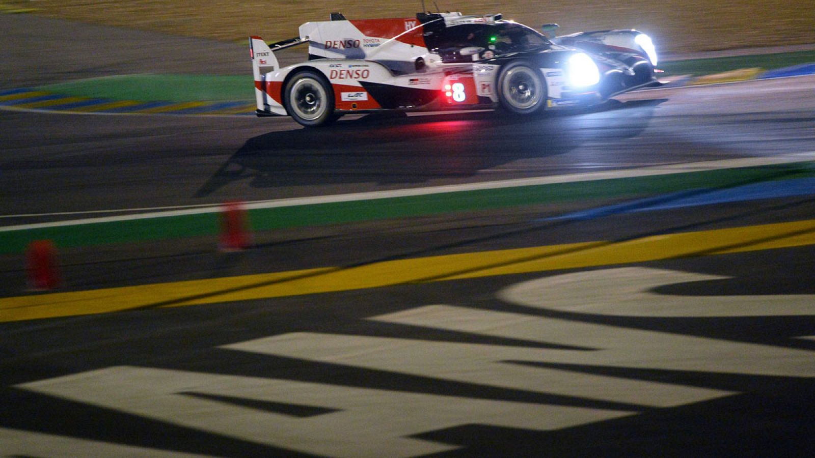 Imagen del Toyota TS050 Hybrid de Fernando Alonso el jueves 13 de junio de 2019.