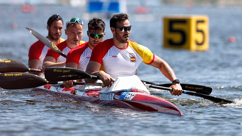 El pirag�ismo espa�ol brilla en su debut en Minsk