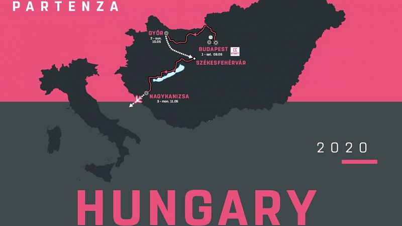 El Giro 2020 comenzará en Budapest 