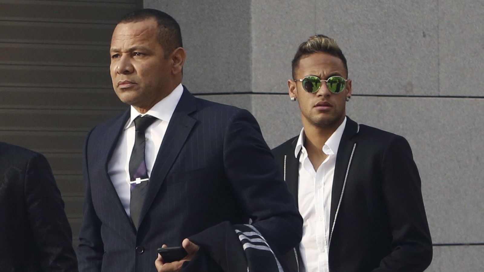 LLEGADA NEYMAR A AUDIENCIA NACIONAL