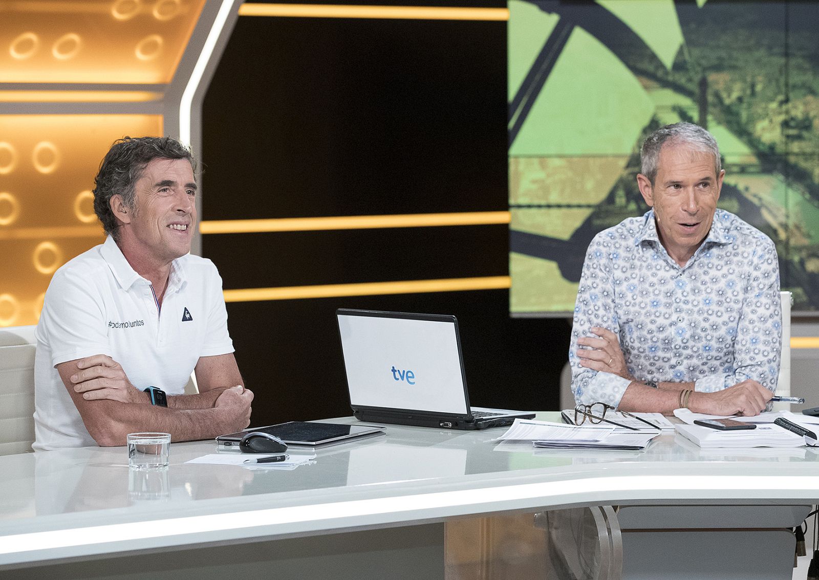 Pedro Delgado y Carlos de Andrés