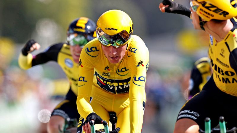 El Jumbo Visma hace ms lder a Teunissen al imponerse en la crono por equipos