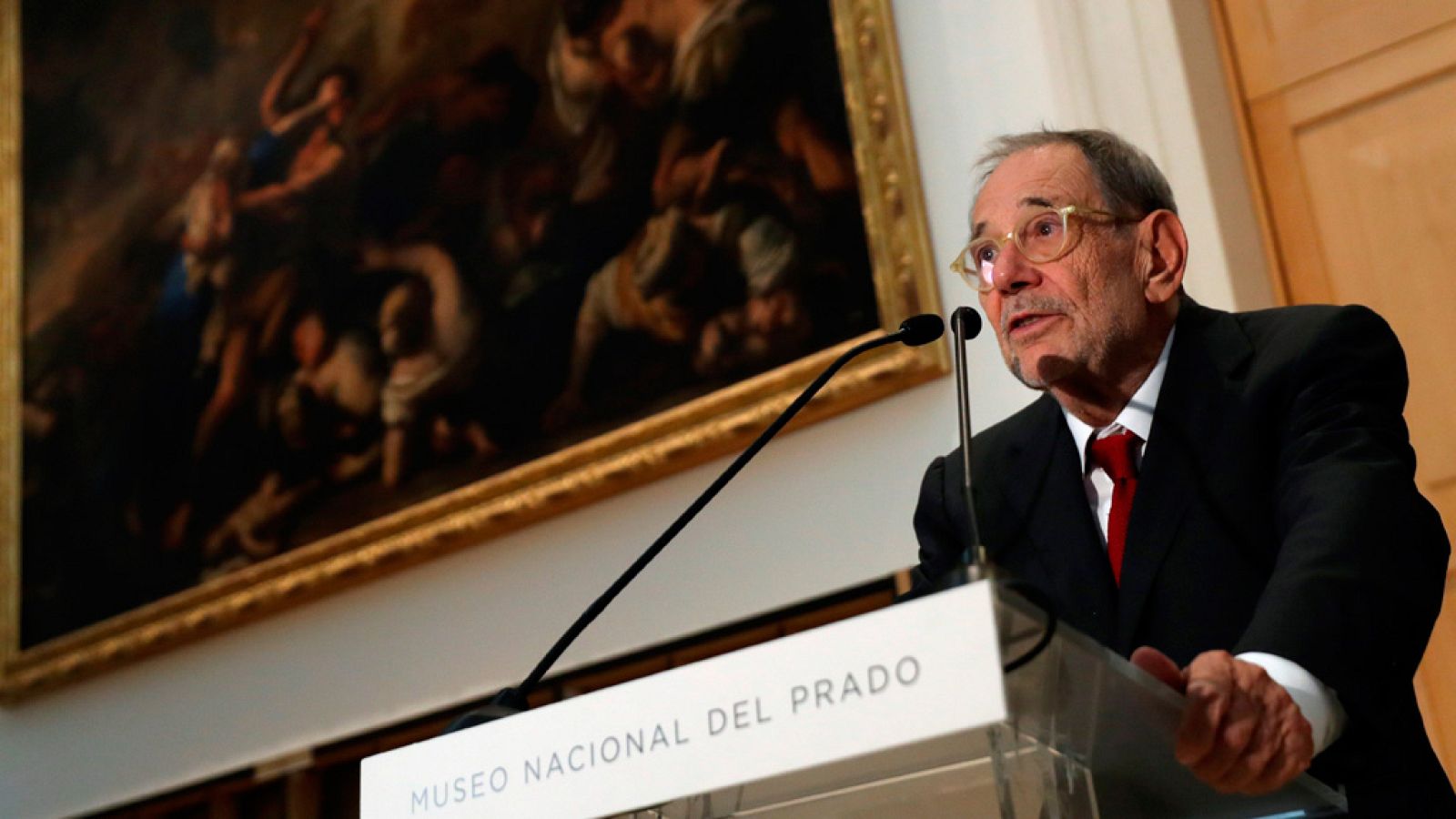 Javier Solana agradeciendo su nuevo cargo