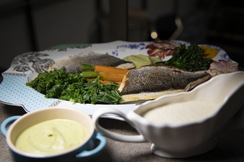 Receta de "dorada con verduras" de Dani Garca
