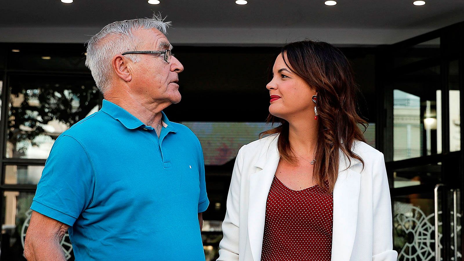 El alcalde de València, Joan Ribó (Compromís), y la candidata socialista, Sandra Gómez