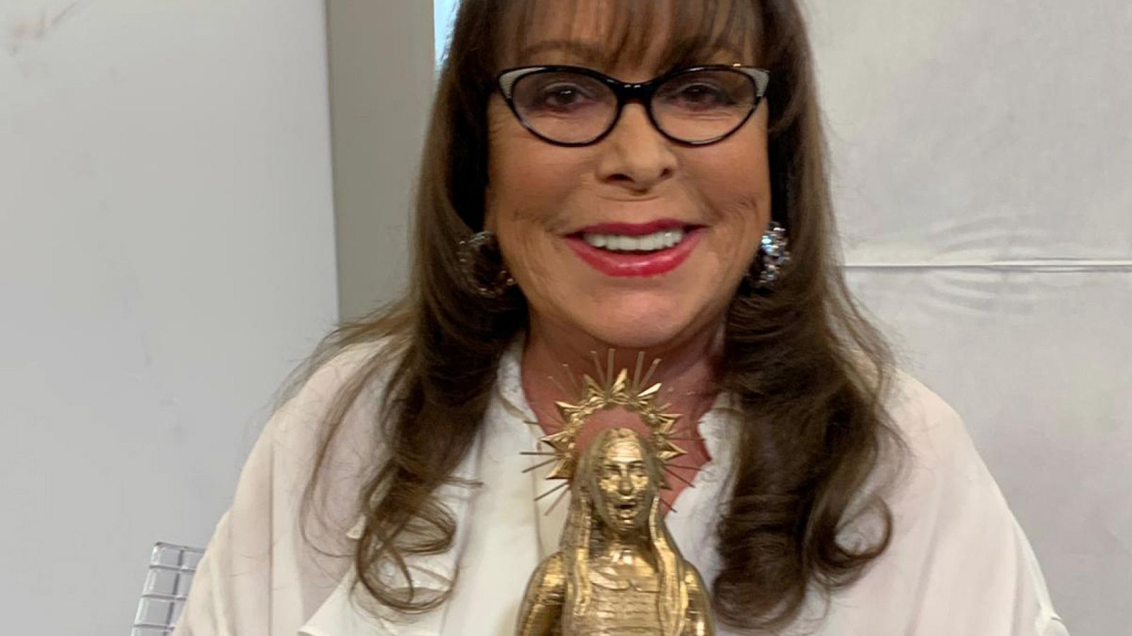 Massiel ya tiene a su 'Santa Massiel' en casa