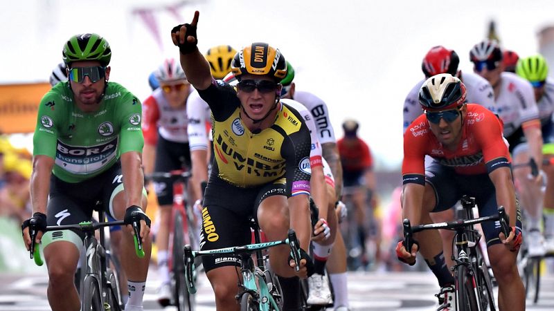 Groenewegen vuela en meta para estrenarse en este Tour