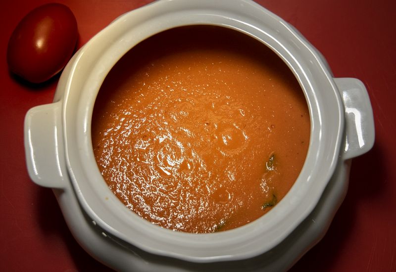 Receta de "sopa de tomate" de Dani Garc�a