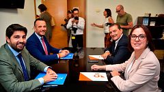 PP y Cs aceptan el documento de Vox en Murcia y desbloquean la investidura de López Miras