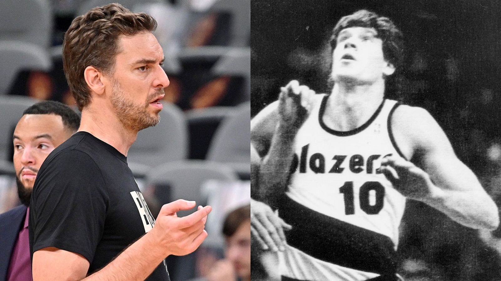 Pau Gasol y Fernando Martín, leyendas del baloncesto español