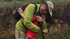 Un abuelo y su nieto arrasan en Instagram con su aventura en el Camino de Santiago