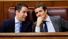 García Egea descarta "absolutamente" la abstención para investir a Sánchez y niega debates internos en el PP