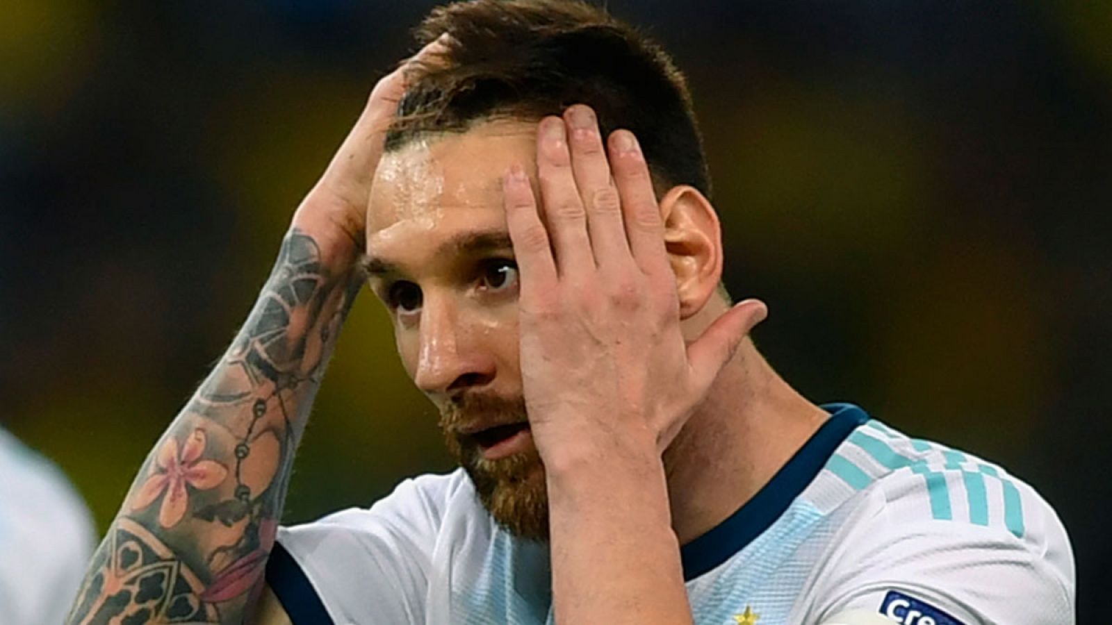 La Conmebol suspende tres meses a Lionel Messi para los partidos oficiales y amistosos de la selección de Argentina.