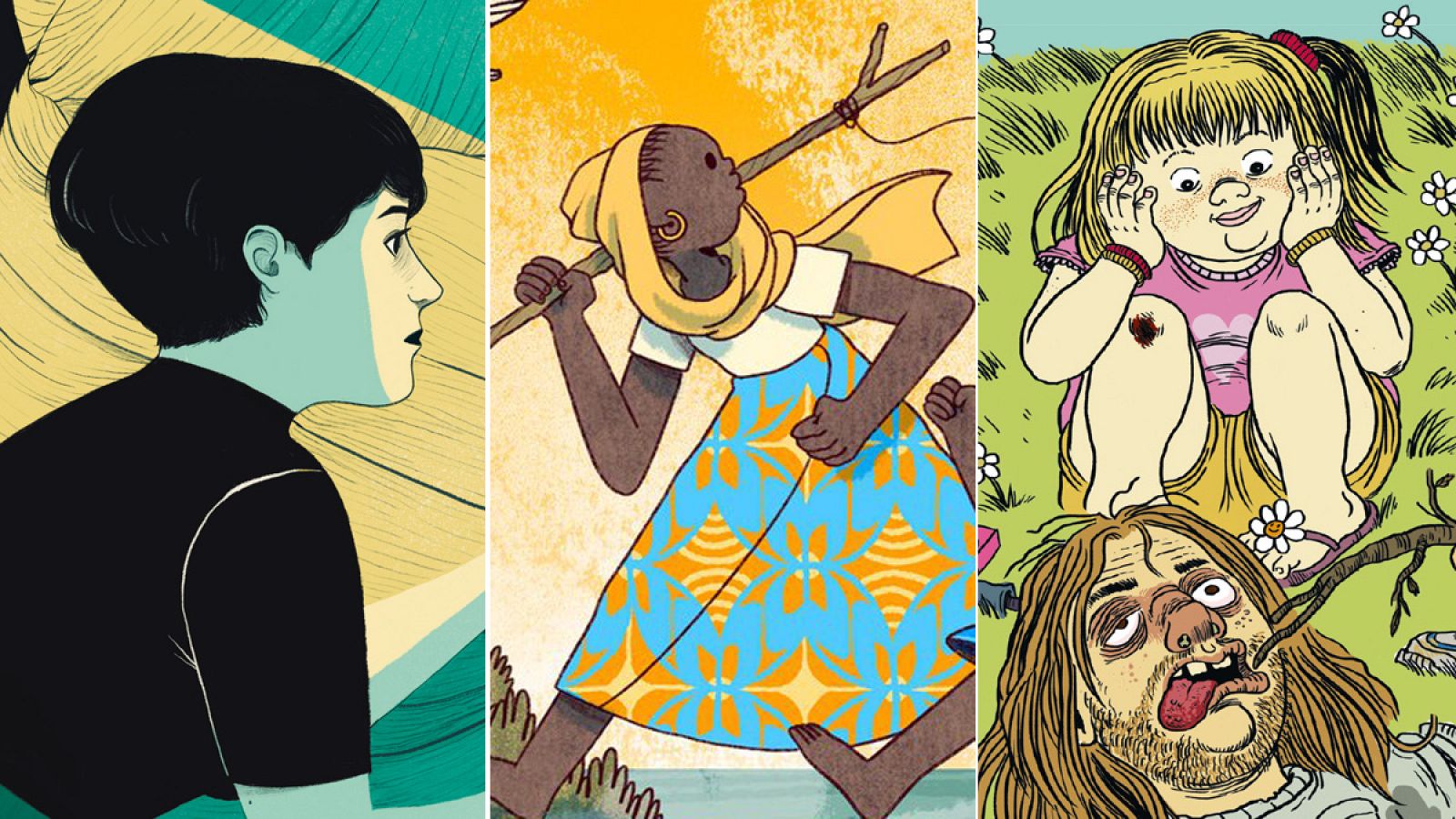 Ilustraciones de Núria Tamarit, Laura Pérez y Aroha Travé