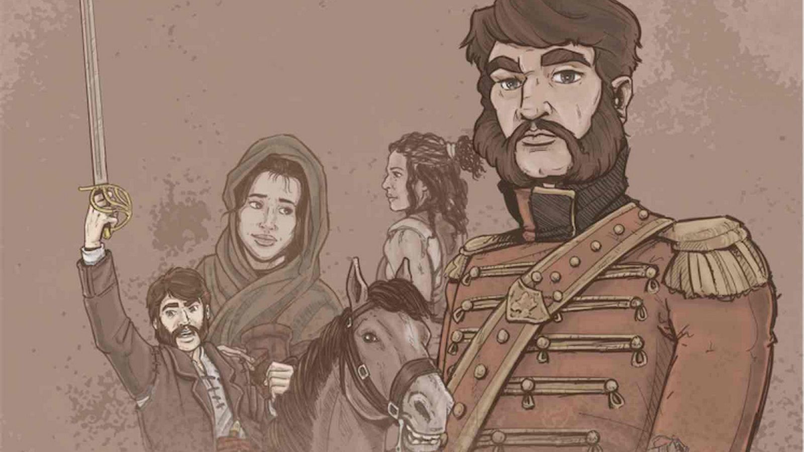 Detalle de la portada de 'El Empecinado'