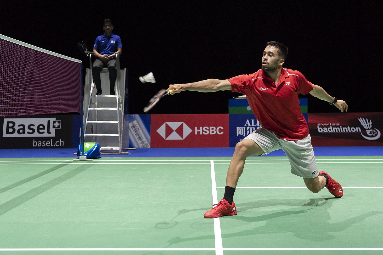 Imagen del toledano Luis Enrique Peñalver durante su partido en el Mundial de Basilea.