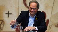 Torra apela a "frenar la batalla" entre independentistas y llama a retomar la "ruptura democrática"