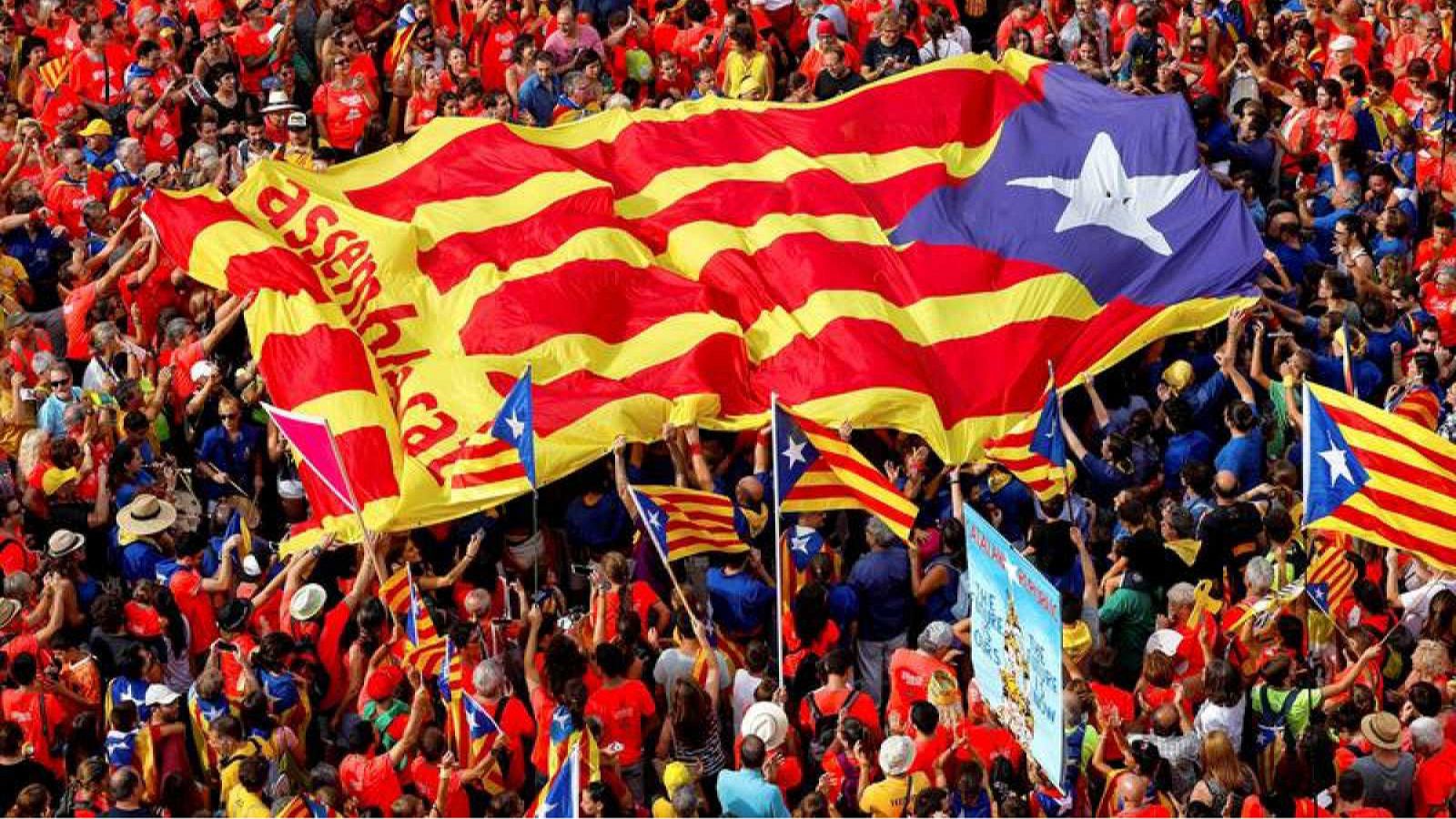 Imagen de archivo de la Diada de 2018