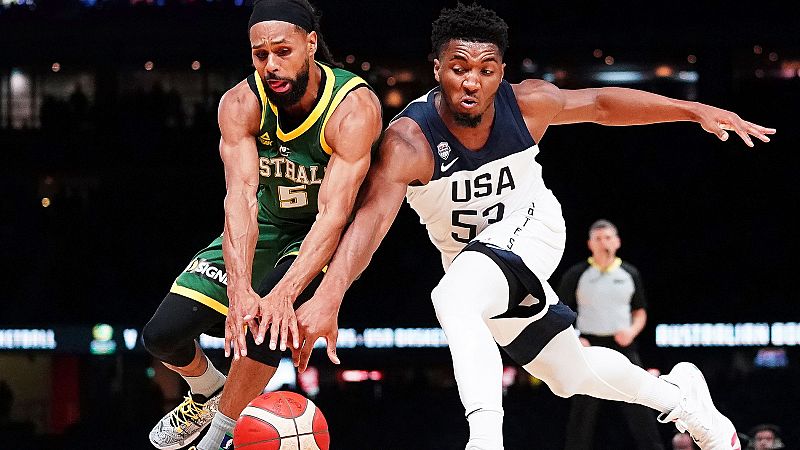 Estados Unidos cae ante Australia a una semana del comienzo del Mundobasket