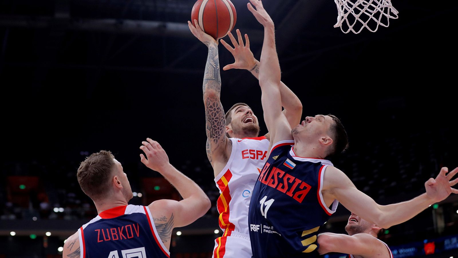 Amistoso EspaÃ±a-Rusia en NingbÃ³ previo al Mundial China 2019